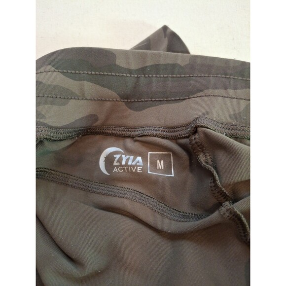 Zyia Active Size M Green Camo Unwind Joggers Pants Running Yoga Activewear - Picture 6 of 9